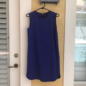 Dark blue Zara sleeveless dress.